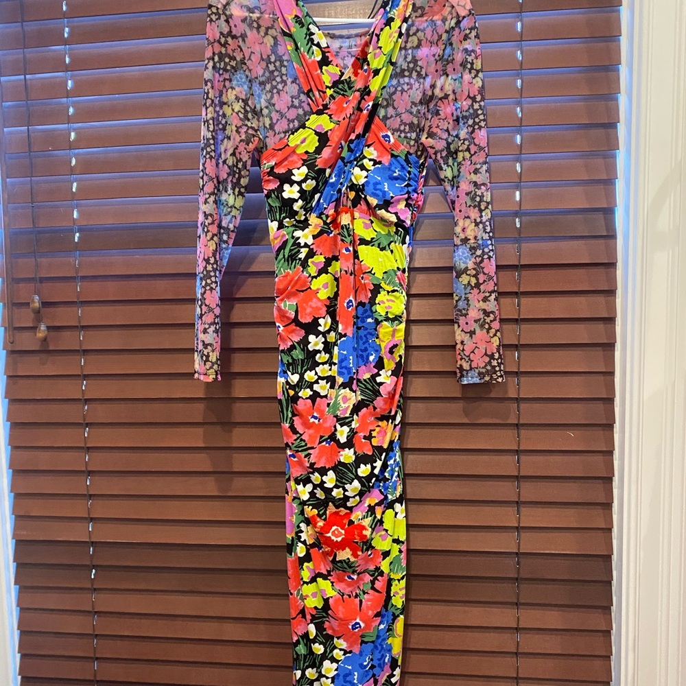 Anthropologie floral dress never worn